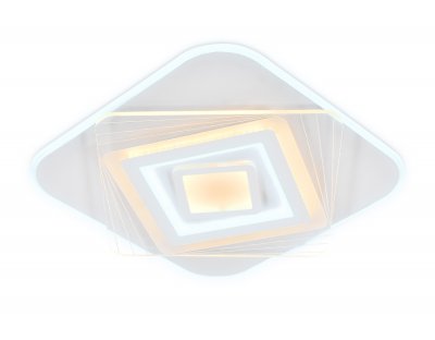 Люстра потолочная Ambrella FA799 WH белый 195W 500*500*60 (ПДУ РАДИО 2.4) ACRYLICA