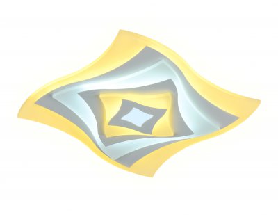 Люстра потолочная Ambrella FA800 WH белый 82W 500*500*60 (ПДУ РАДИО 2.4) ACRYLICA