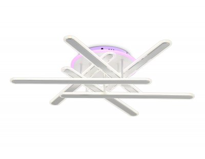 FA8907 WH/CH белый/хром 135W 3000K-6400K+RGB 800*770*160 (ПДУ РАДИО 2.4G)