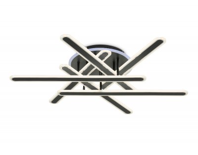 FA8908 BK/CH черный/хром 125W 3000-6400K+RGB 800*770*160 (ПДУ ИК)