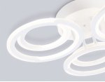 Светильник светодиодный потолочный Ambrella FA8943/3+3 WH белый 79W 3000-6000K D580*120 (ПДУ ИК)