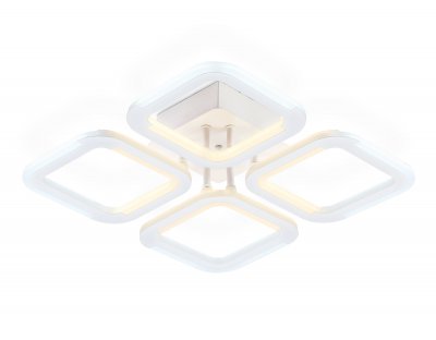 Светильник светодиодный потолочный Ambrella FA8947/4 WH белый 38W 3000-6000K 360*360*92 (ПДУ ИК)