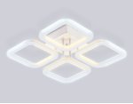Светильник светодиодный потолочный Ambrella FA8947/4 WH белый 38W 3000-6000K 360*360*92 (ПДУ ИК)