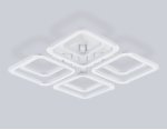 Светильник светодиодный потолочный Ambrella FA8948/4+4 WH белый 101W 3000-6000K 485*485*120 (ПДУ ИК)