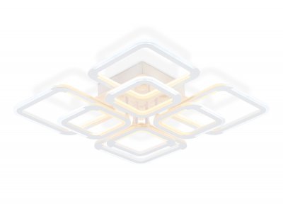 Светильник светодиодный потолочный Ambrella FA8950/4+4 WH белый 101W 3000-6000K 540*540*120 (ПДУ ИК)
