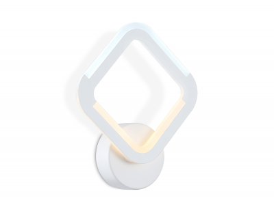 Светильник светодиодный настенный Ambrella FA8951 WH белый 10W 3000-6000K 245*205*50