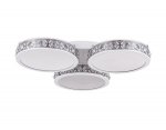 Люстра потолочная Ambrella FA9445 WH/CH белый/хром 154W D700*85 (ПДУ РАДИО 2.4) ACRYLICA