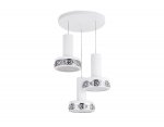 Люстра подвесная Ambrella FA9492/3 WH/CH белый/хром 54W 4200K D460*790 (без ПДУ) ACRYLICA