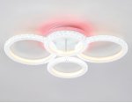 Потолочный светодиодный светильник с RGB подсветкой и пультом Ambrella FA9524 FA