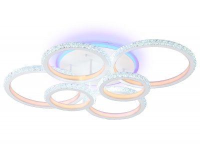 Потолочный светодиодный светильник с RGB подсветкой и пультом Ambrella FA9528 FA Потолочный светодиодный светильник с RGB подсветкой и пультом Ambrella FA9528 FA