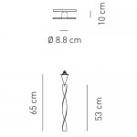Встраиваемый светильник Axo Light FAAURA53CSCR12V