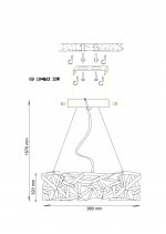 Светильник Lucia Tucci FABIAN 1556.10 ARGENTO