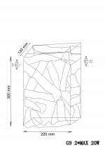 Светильник Lucia Tucci FABIAN W1534.2 ORO