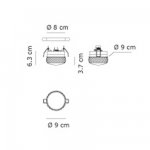 Встраиваемый светильник Axo Light FAFAIRYXAMCRLED Fairy