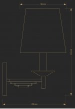 Бра Kutek FELLINO FEL-K-1(Z/A)