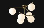 Люстра Crystal Lux FELIZ SP-PL6 BRONZE/WHITE (0611/306)
