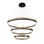 Люстра Crystallux FERNANDO SP158W LED BLACK/GOLD FERNANDO