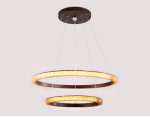 Люстра подвесная Ambrella FF11 CF/BR кофе/коричневый 108W D600*1700 ORBITAL