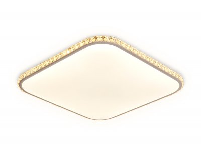 Люстра потолочная Ambrella FF75 WH белый 48W+24W 400*400*60 (ПДУ ИК) ORBITAL Люстра потолочная Ambrella FF75 WH белый 48W+24W 400*400*60 (ПДУ ИК) ORBITAL