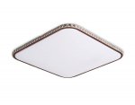 Люстра потолочная Ambrella FF76 WH/CF белый/кофе 72W+30W 490*490*60 (ПДУ ИК) ORBITAL