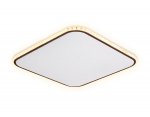 Люстра потолочная Ambrella FF76 WH/CF белый/кофе 72W+30W 490*490*60 (ПДУ ИК) ORBITAL