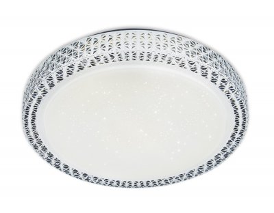 

Люстра потолочная Ambrella FF85 WH белый 48W D400*75 (ПДУ ИК) ORBITAL, FF85