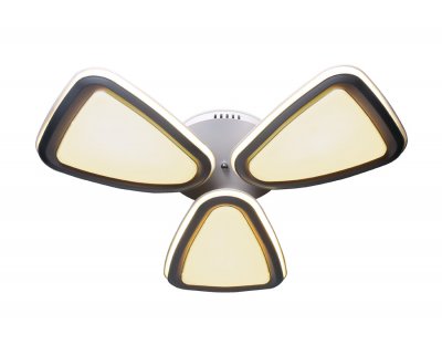 Люстра потолочная Ambrella FG1010/3 WH/SL 204W 770*770*115 (ПДУ РАДИО 2.4) COMFORT Люстра потолочная Ambrella FG1010/3 WH/SL 204W 770*770*115 (ПДУ РАДИО 2.4) COMFORT