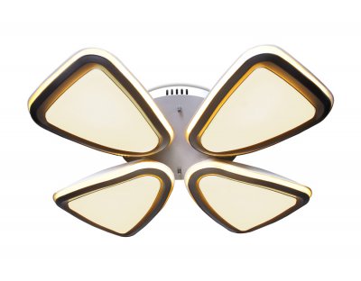 Люстра потолочная Ambrella FG1012/4 WH/SL 274W 815*815*115 (ПДУ РАДИО 2.4) COMFORT Люстра потолочная Ambrella FG1012/4 WH/SL 274W 815*815*115 (ПДУ РАДИО 2.4) COMFORT