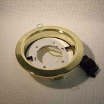 Светильник Ecola GX70 H5 FG70H5ECB золото (без лампы)