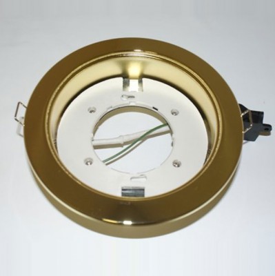 Светильник Ecola GX70 H5 FG70H5ECB золото (без лампы) Светильник Ecola GX70 H5 FG70H5ECB золото (без лампы)