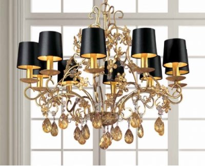 Подвесной светильник Masiero FIORE DI FOGLIA 5 Oro fantasia anticato Подвесной светильник Masiero FIORE DI FOGLIA 5 Oro fantasia anticato