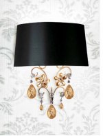 Настенный светильник Masiero FIORE DI FOGLIA A2 1/2 Oro fantasia anticato