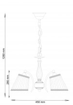 Люстра Lucia Tucci Firmo 145.3 ivory