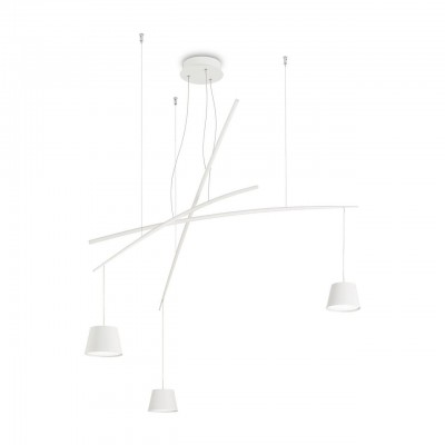 Подвесной светильник Ideal lux FISH SP3 BIANCO (196961)