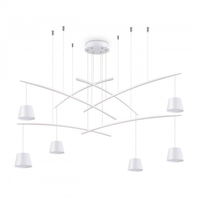 Подвесной светильник Ideal lux FISH SP6 BIANCO (196985)