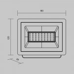 Прожектор Maytoni FL001-L30B4K Flood