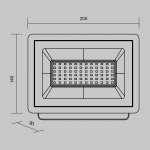 Прожектор Maytoni FL001-L50B4K Flood
