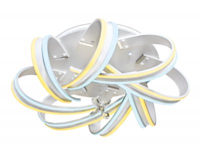 Люстра потолочная Ambrella FL132/8 WH белый 192W 740*740*230 (ПДУ РАДИО 2.4) LINE Люстра потолочная Ambrella FL132/8 WH белый 192W 740*740*230 (ПДУ РАДИО 2.4) LINE