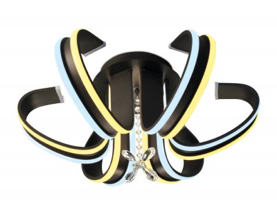 Люстра потолочная Ambrella FL140/6 CF кофе 132W 590*590*230 (ПДУ РАДИО 2.4) LINE Люстра потолочная Ambrella FL140/6 CF кофе 132W 590*590*230 (ПДУ РАДИО 2.4) LINE