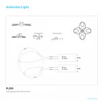 Люстра потолочная Ambrella FL333/4 WH белый 96W 4200K 650*650*140 (Без ПДУ) LINE
