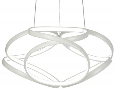 Люстра подвесная Ambrella FL408 WH белый 102W 4200K 530*530*270 (Без ПДУ) LINE Люстра подвесная Ambrella FL408 WH белый 102W 4200K 530*530*270 (Без ПДУ) LINE