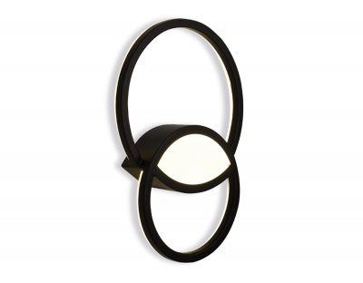 Настенный светильник бра Ambrella FL412 BK черный LED 4200K 28W 320*230*50 LINE Настенный светильник бра Ambrella FL412 BK черный LED 4200K 28W 320*230*50 LINE