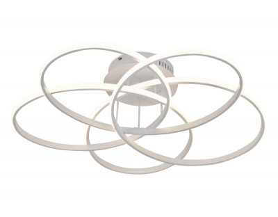 Люстра потолочная Ambrella FL421/5 WH белый 95W 4200K 660*660*180 (Без ПДУ) LINE Люстра потолочная Ambrella FL421/5 WH белый 95W 4200K 660*660*180 (Без ПДУ) LINE