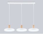 Светильник светодиодный подвесной Ambrella FL4840/3 WH/WD белый/дерево 72W 3000-6000K 550*200*800 (без ПДУ)