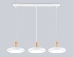 Светильник светодиодный подвесной Ambrella FL4840/3 WH/WD белый/дерево 72W 3000-6000K 550*200*800 (без ПДУ)