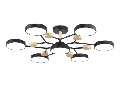 Люстра светодиодная на штанге Ambrella FL4866/7 BK/WD черный/дерево 126W 3000-6000K D830*190 (без ПДУ) Люстра светодиодная на штанге Ambrella FL4866/7 BK/WD черный/дерево 126W 3000-6000K D830*190 (без ПДУ)
