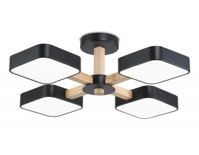 Люстра светодиодная на штанге Ambrella FL4880/4 BK/WD черный/дерево 72W 3000-6000K D610*160 (без ПДУ) Люстра светодиодная на штанге Ambrella FL4880/4 BK/WD черный/дерево 72W 3000-6000K D610*160 (без ПДУ)