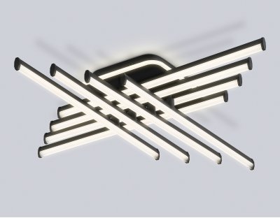 FL6262 BK черный 130W 3000K-6400K 810*810*130 (ПДУ ИК)