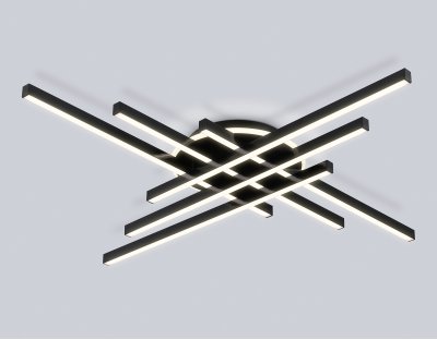 FL6286 BK черный 110W 3000K-6400K 950*950*90 (ПДУ ИК)