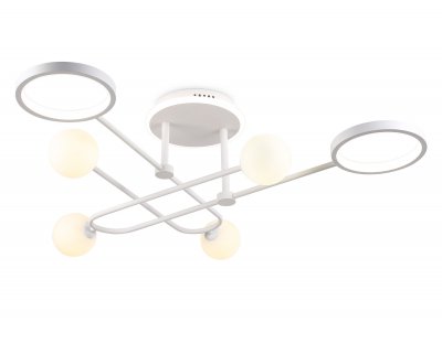 Потолочный светодиодный светильник со сменной лампой и пультом управления Ambrella FL66229 FL